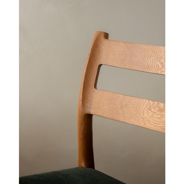 Vintage Danish Model 84 Dining Chairs in Oak by Niels Otto Møller for J.L. Møllers Møbelfabrik, 1960s, Set of 4 For Sale - Image 16 of 18