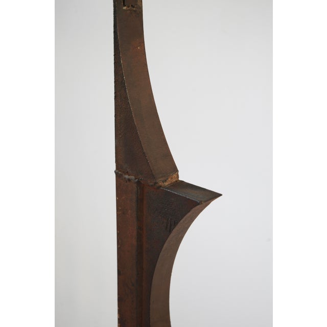Edwin Neyer, Untitled Iron Stele, 1973, Iron For Sale - Image 15 of 17