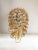 Italian Murano Glass Spiral Chandelier, 83 Amber and Crystal Petals For Sale - Image 10 of 10