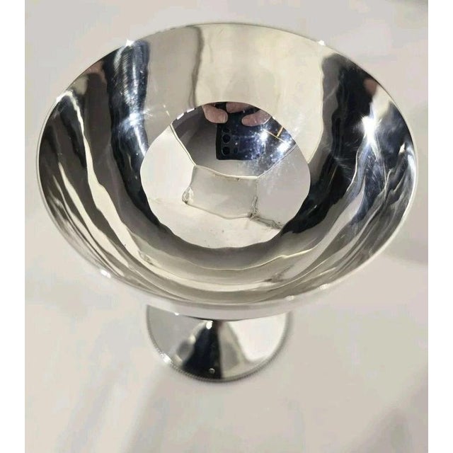 Antique Edwardian Sterling Silver Goblet from Marks & Cohen, Birmingham, 1908 For Sale - Image 14 of 18