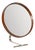 Large Italian Adjustable Table Mirror in Teak and Steel by Osvaldo Borsani for Tecno, 1960s For Sale