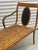 Mid-Century Bohemian Burnt Rattan Daybed Bench With Authentic Hand-Woven Cane Seat For Sale - Image 13 of 18
