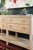 Matthew Izzo Home Richmond Cerused Oak Four Drawer Console Table With Open Cane Shelf For Sale In New York - Image 6 of 8