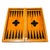 Persian Khatam Chess Board With Micro-Mosaic and Handpainted Decoration and Backgammon Board For Sale - Image 16 of 18