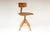 Wood Vintage Industrial Workshop Chair by Ama Elastik, 1950s For Sale - Image 7 of 17