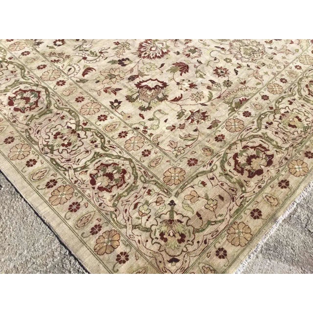 Circa 1920 One of a Kind Vintage Over-Sized Oushak Rug - 14' X 24' For Sale - Image 11 of 12