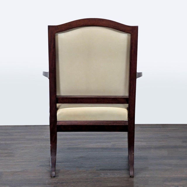 2000 - 2009 Therien Studio Workshops Classic Lounge Chair With Cream Upholstery For Sale - Image 5 of 8