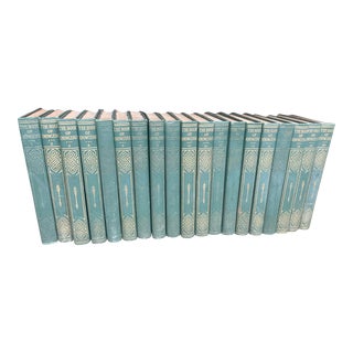 Set of 19 Vintage Hardcover Books the Book of Knowledge For Sale