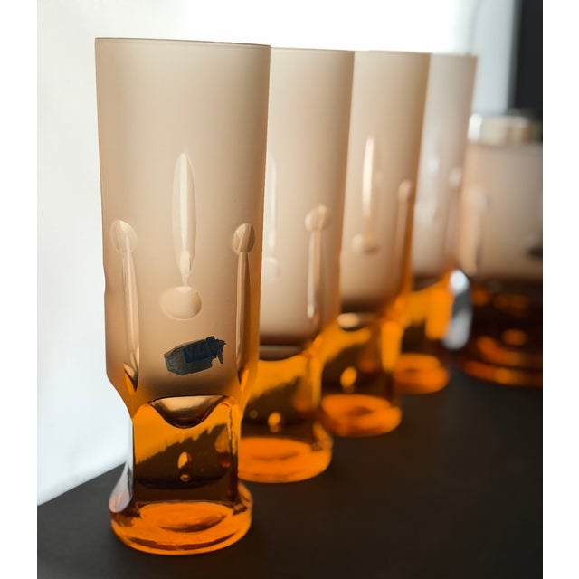 Mid-Century Victor Glasses by Valto Kokko for Iittala, Finland, 1960s, Set of 5, in Flawless conditions. Designed 1960 to...