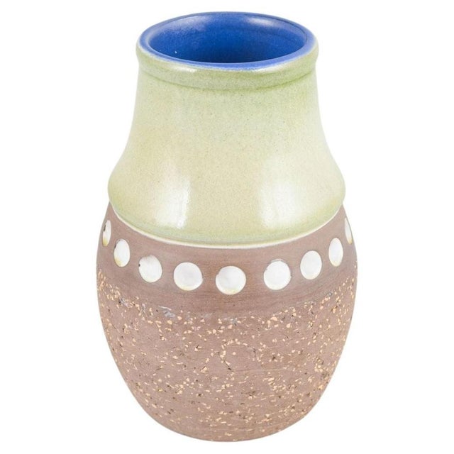1960s Glazed and Unglazed Stoneware Vase by Mari Simmulson for Upsala Ekeby, 1960s For Sale - Image 5 of 5