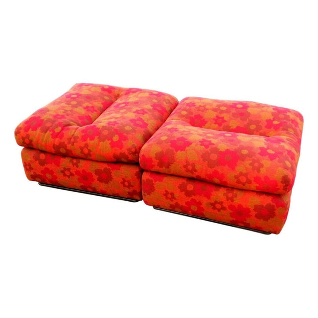 Kiitos Ottomans by Ammannati & Vitelli for Rossi Di Albizzate, 1970s, Set of 2 For Sale - Image 6 of 9