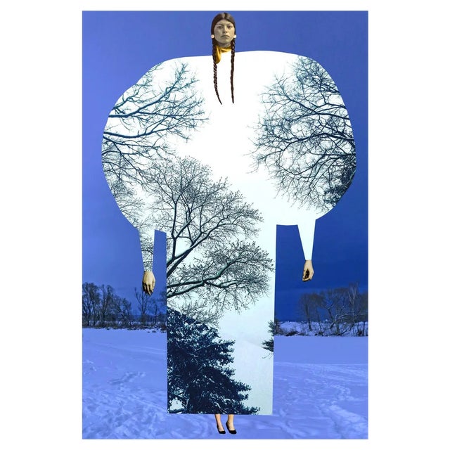 Johanna Goodman, Plate No. 324 Winter Fashion, 21st Century, Giclee Print For Sale