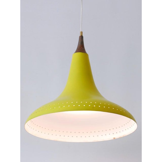 Mid-Century Modern Perforated Aluminium Pendant Lamp, Austria, 1960s For Sale - Image 15 of 18