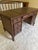 Sligh-Lowry Furniture Co. Vintage Mid-Century Sligh French Provincial Gold-Tooled Leather Top Writng Desk For Sale - Image 4 of 12