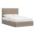Stoffer Home x Cloth & Company Maura Slipcover Bed in Michigan Bird Toile Sand - California King For Sale