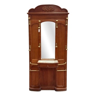 Antique Art Nouveau Hall Hanger Stand, 1910s For Sale