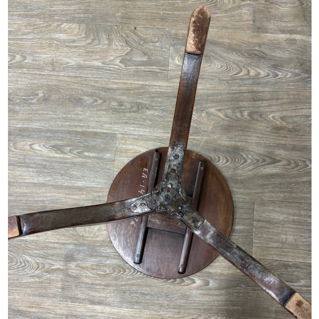 Antique 19th Century Mahogany Tilt Top Tea Occasional Pedestal Tripod Table For Sale - Image 11 of 11