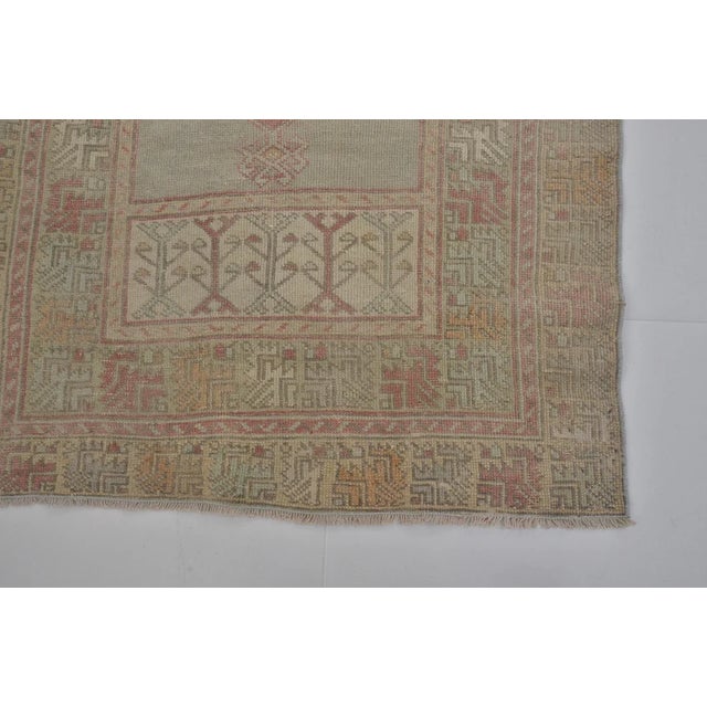 1960s Low Pile Wool Entryway Rug For Sale - Image 10 of 10