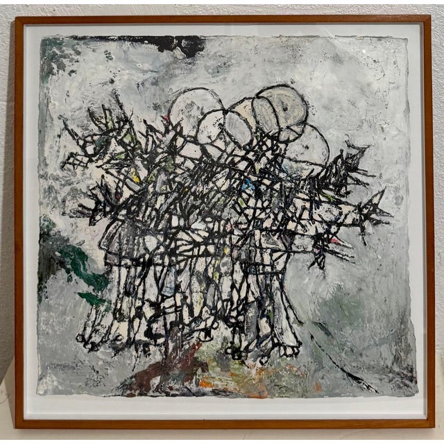 Paper Zachary Armstrong, Oil Painting Abstract Contemporary Art Zachary Armstrong Portraits After Noah, 2016 For Sale - Image 7 of 18