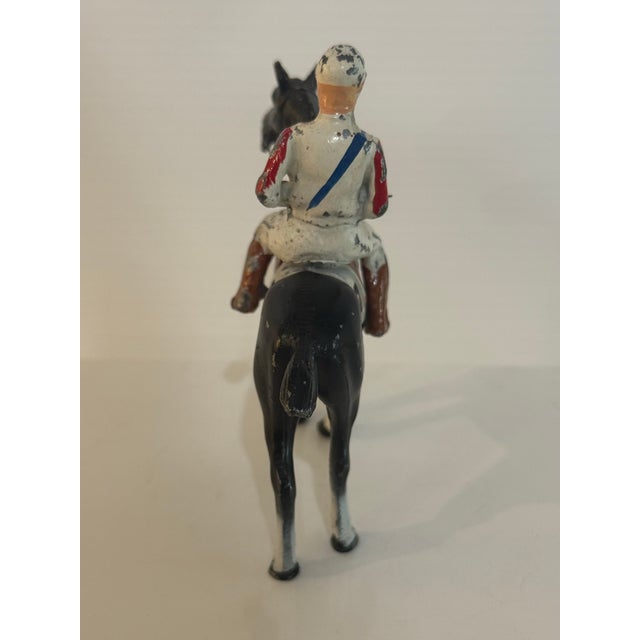 Vintage American Cast Metal Racehorse & Jockey Figures — Set of 3 — Made in u.s.A. For Sale In Phoenix - Image 6 of 12