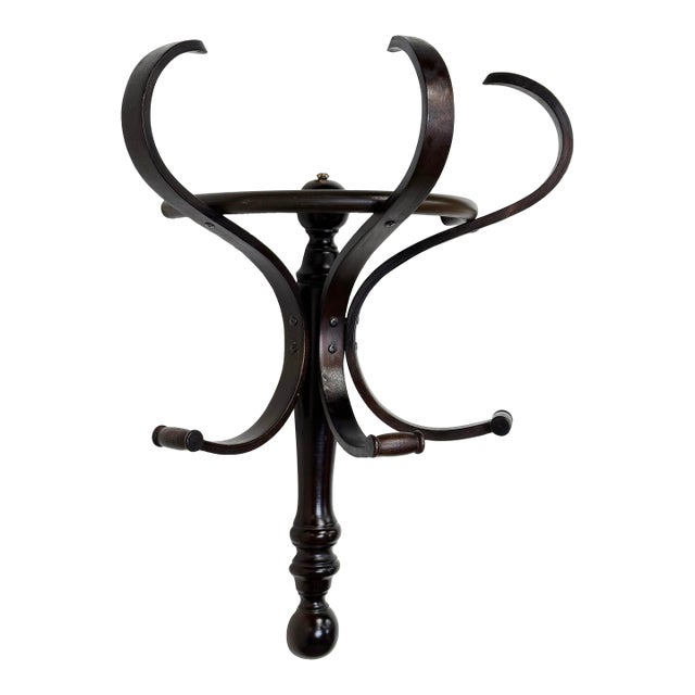 Vintage Bentwood Thonet Style Coat Hat Wall Hook For Sale