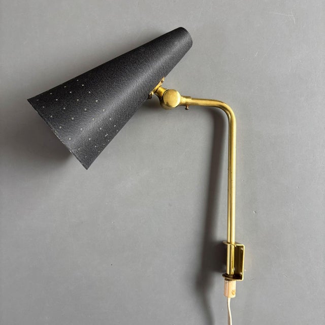Mid-Century Modern Mid-Century Modern Wall Lamp from Bergboms, 1950s For Sale - Image 3 of 12