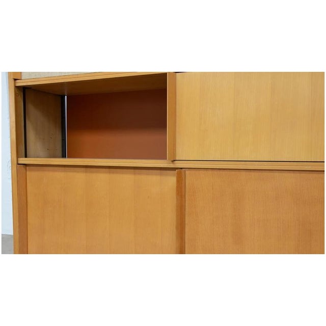 1960s Bookcase in Ash by Georges Frydman for EFA, 1950s For Sale - Image 5 of 10