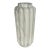 Small Modern White and Gray Marbleized Floor Vase For Sale