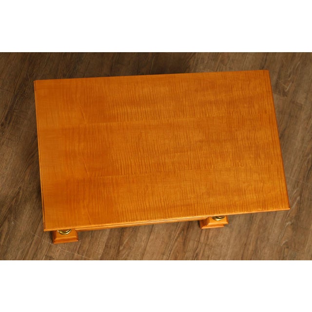 Thomasville Pair Of Grand Classics Biedermeier Style Maple Nightstands For Sale - Image 16 of 18