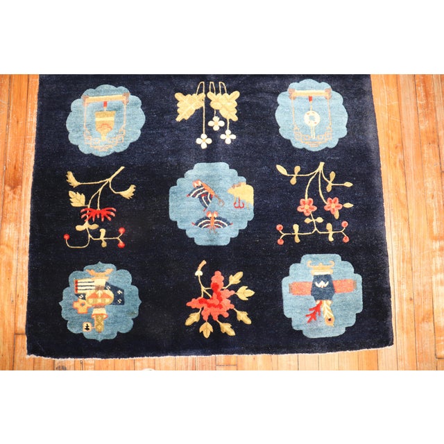 Late 20th Century Tibetan Pictorial Rug - 3'5" x 5'6" For Sale - Image 18 of 18