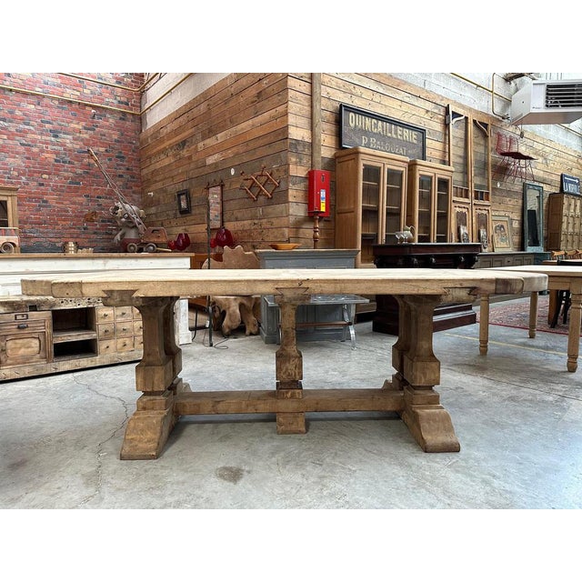 Monastery Oak Table, 1960s For Sale - Image 4 of 10