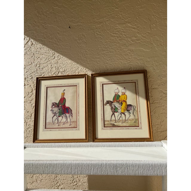 1992 Ldv01 and Ldv02 From the Book of Costumes of Lambert De Vos 1574 Framed Artwork, the Quintessa Art Collection For Sale - Image 12 of 12