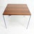 Poul Kjærholm Mid-Century Modern Stow Davis Walnut and Chrome 24"H Side Coffee End Table For Sale - Image 4 of 10