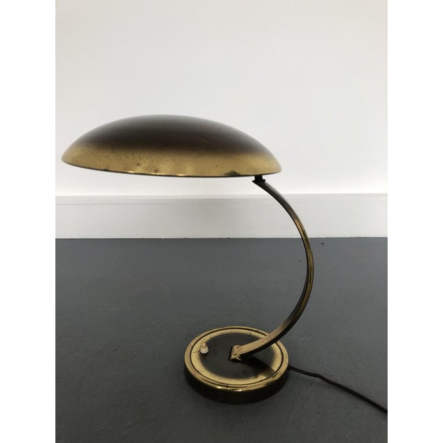 Gold Bauhaus Brass Model 6751 Desk Lamp by Christian Dell for Kaiser Leuchten, 1950s For Sale - Image 8 of 18