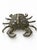 Hollywood Regency Silver Plated Brass Crustacean Crab Ashtray, 1980s For Sale - Image 6 of 6