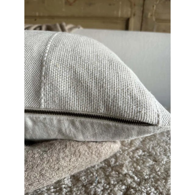 Textile Zak + Fox Linen Pillow With Down Insert For Sale - Image 7 of 8
