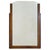 French Art Deco Mahogany Wall Mirror, 1930s For Sale