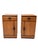 Vintage Art Deco Nightstands in Oak and Ebony by FA. S. Speelman, 1920s, Set of 2 For Sale - Image 3 of 12