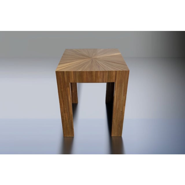 Art Deco Straw Marquetry Coffee Table from Benoît Cazes, 2023 For Sale - Image 6 of 18