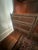 Wood Mahogany 3 Piece Wall Unit Lighted Curious and Storage. Leather Tops. For Sale - Image 7 of 12