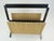Vintage Magazine Rack in Chrome, Leather and Bamboo, 1970s For Sale - Image 6 of 11