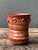 Mid-Century Modern Vintage Studio Pottery Textured Ceramic Vase For Sale - Image 3 of 16
