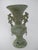 Chinese Archaic Bronze Ware Fengshui Ritual Vessel Hu Vase With Dragon Handles For Sale - Image 10 of 14