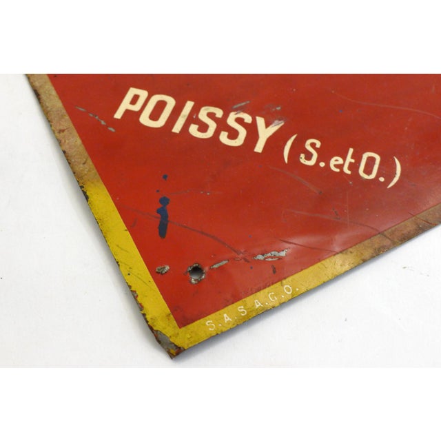 1960s Mid-Century Dalami Advertising Sign in Sheet Metal, France, 1950s For Sale - Image 5 of 13