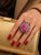 Late 20th Century Bochic “Orient” Vintage Ruby, Sapphire & Multi Gem Ring - 18K Gold & Silver For Sale - Image 5 of 15