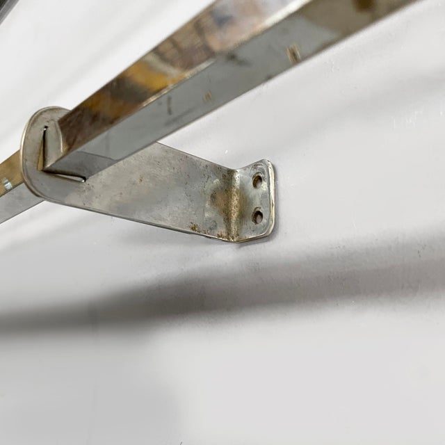 Italian Art Deco Metal Coat Hanger with Hat Rack, 1940s For Sale - Image 16 of 17