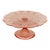 Art Deco Pink Rosaline Glass Cake Plate, 1930s For Sale - Image 3 of 14