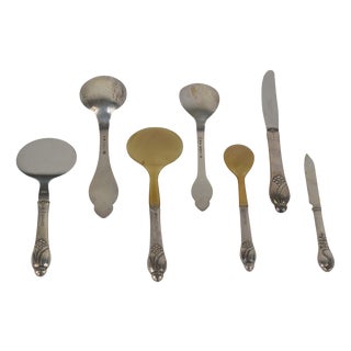 Cutlery Set, Denmark, 1920, Set of 7 For Sale