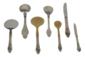 Cutlery Set, Denmark, 1920, Set of 7