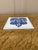 French Provincial Vintage Dutch Delft Blue and White Tile Featuring a Heraldic Coat of Arms For Sale - Image 3 of 4